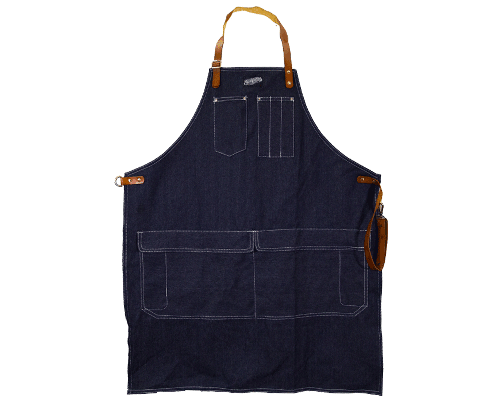 Suavecito Long Work Apron Denim
