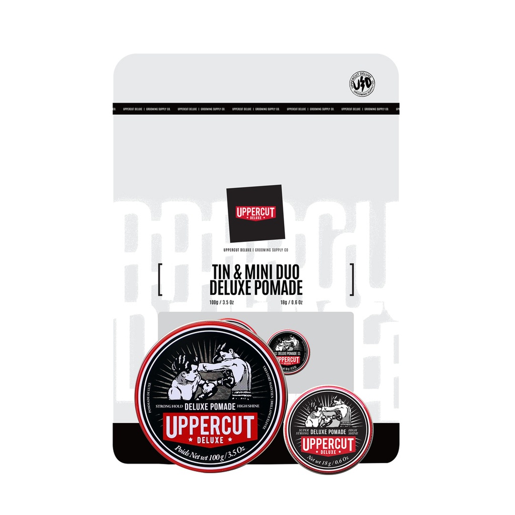 Uppercut Tin & Midi Duo Kit (Deluxe Pomade)