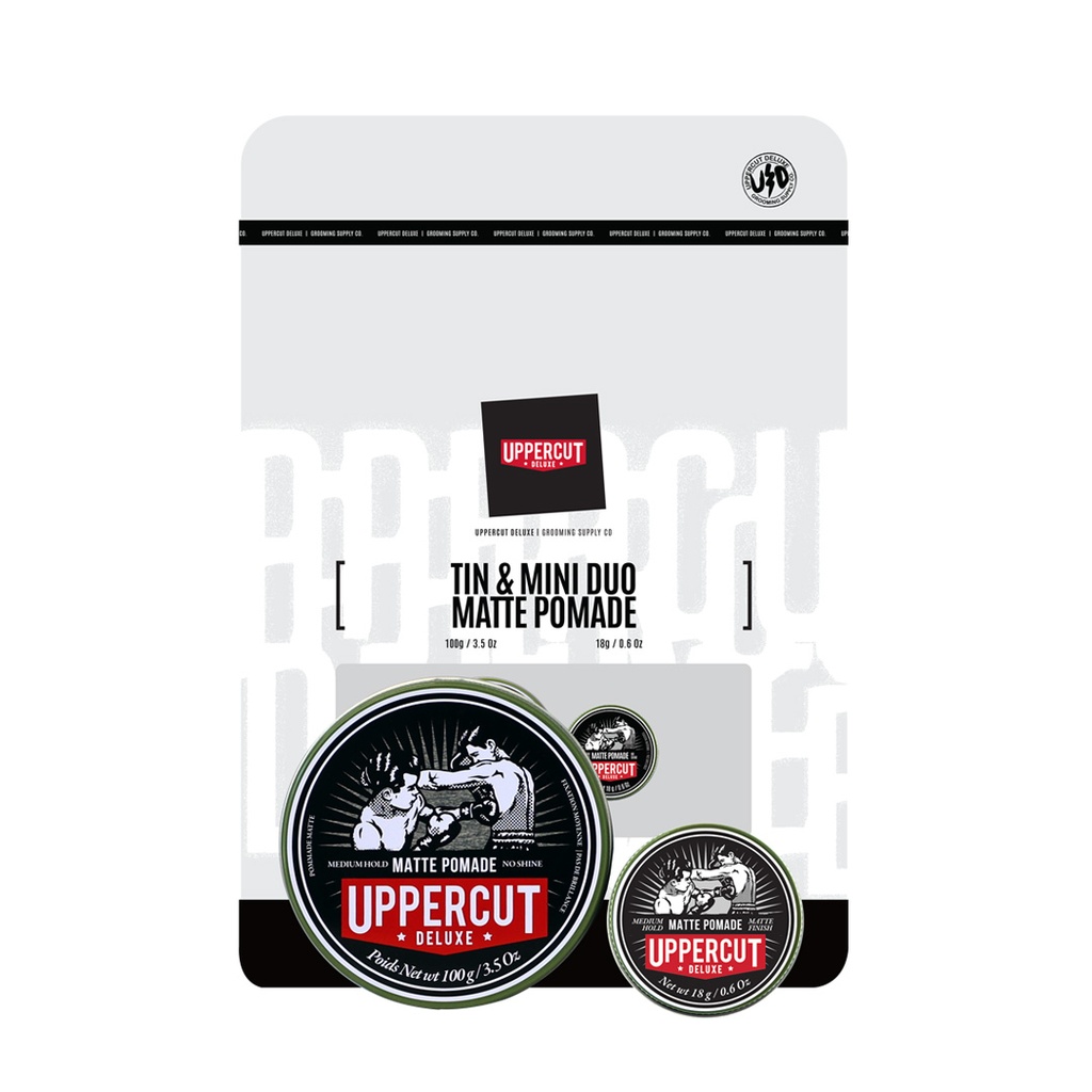 Uppercut Tin & Midi Duo Kit (Matte Pomade)