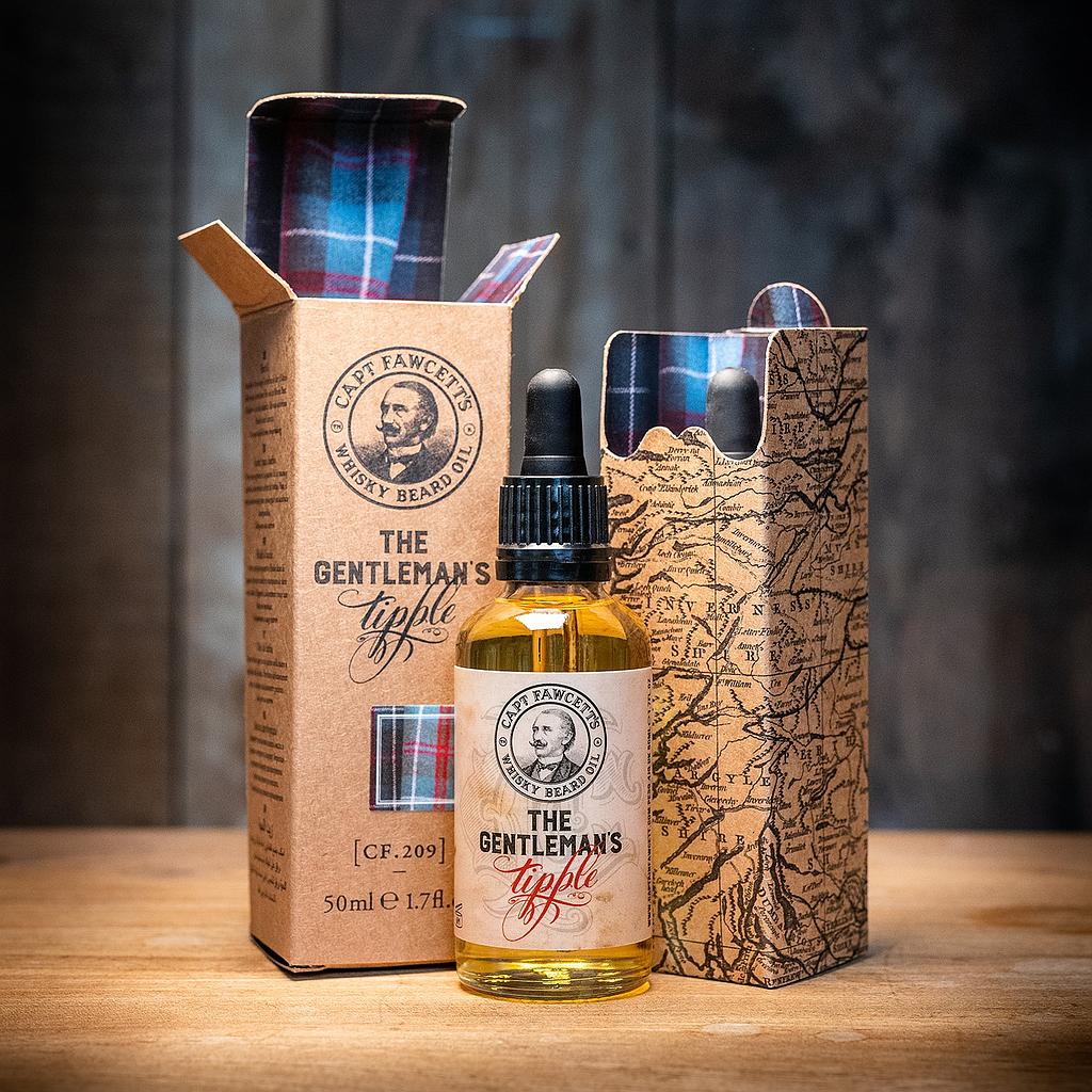 Captain Fawcett Beard Oil Whisky The Gentleman's Tipple (Large)