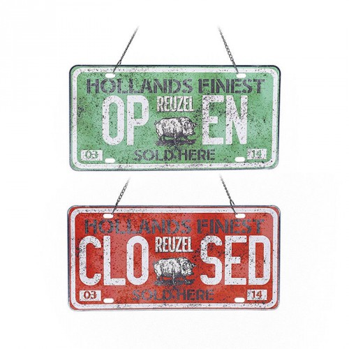 Reuzel Open Close Sign